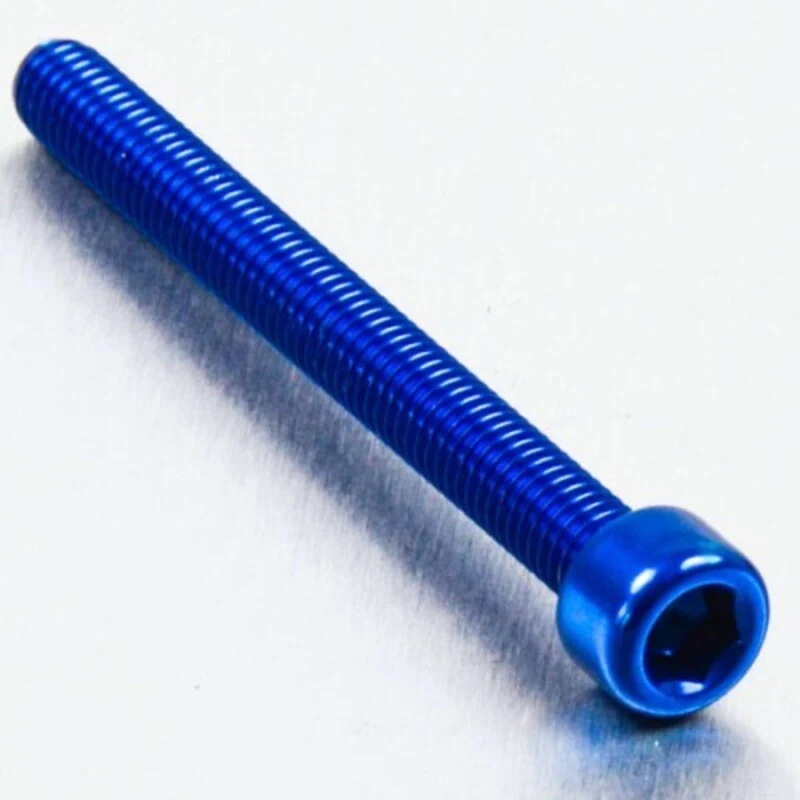Tornillo de Aluminio Pro-bolt cabeza cilíndrica M6 x (1.00mm) x 65mm azul LPB665B