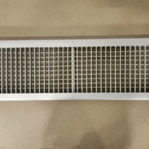 2-Way Supply Grille 28"x8"x1" Std Frame Anodized Aluminium SG-3