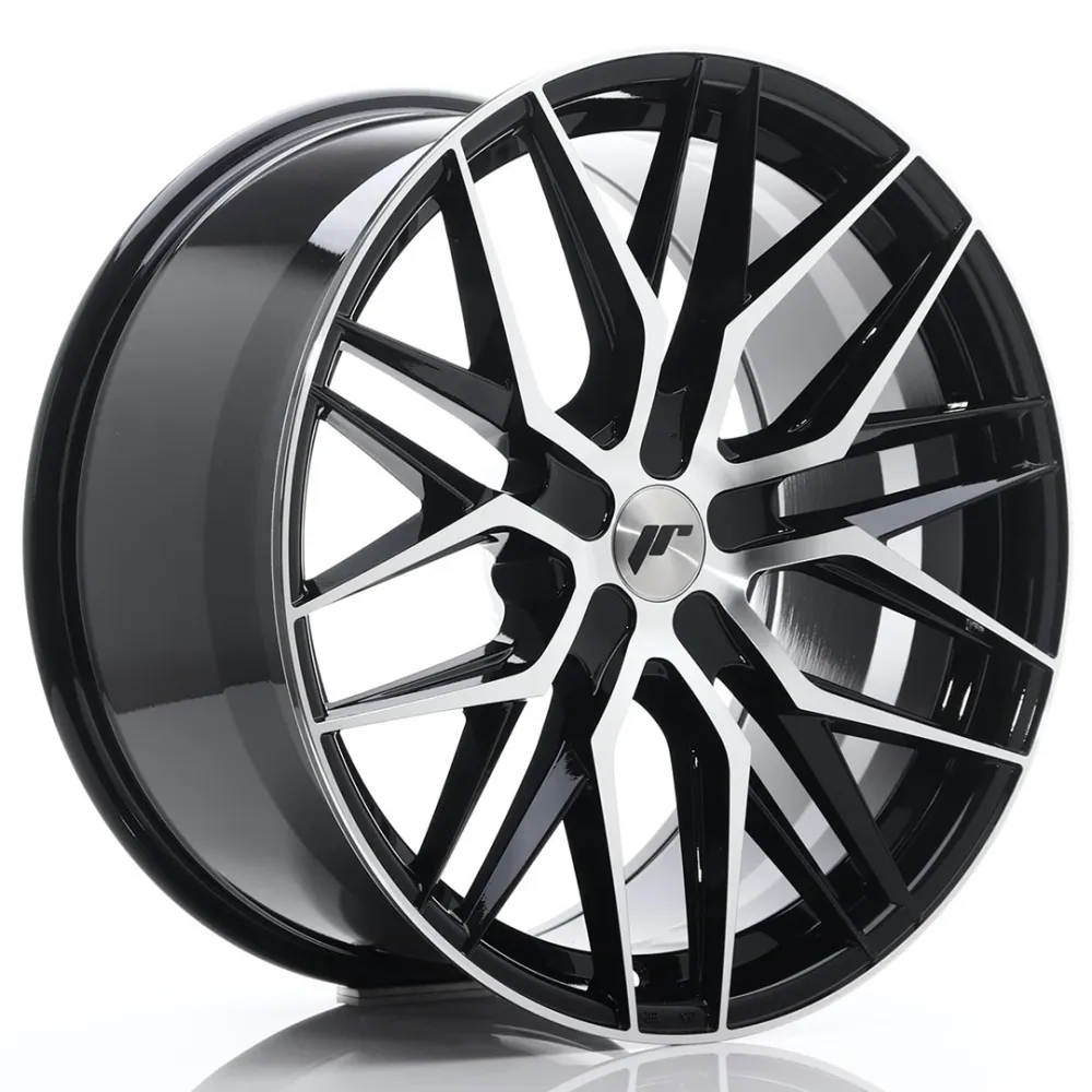 Japan Racing JR-28 Extreme Concave 21x10.5" (5 hole custom PCD) ET15-55, Gloss Ebbenhout Machined