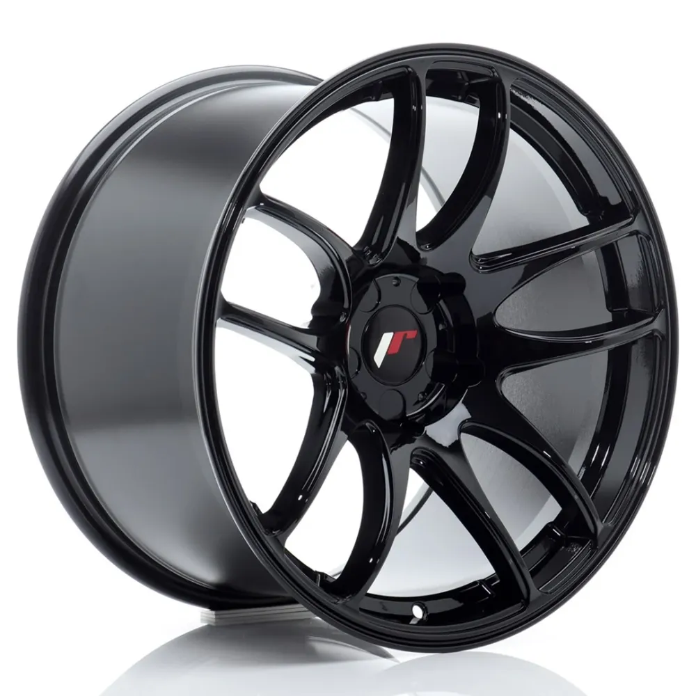 Japan Racing JR-29 Extreme Concave 18x10.5" (5 hole custom PCD) ET15-28, Gloss Koolzwart
