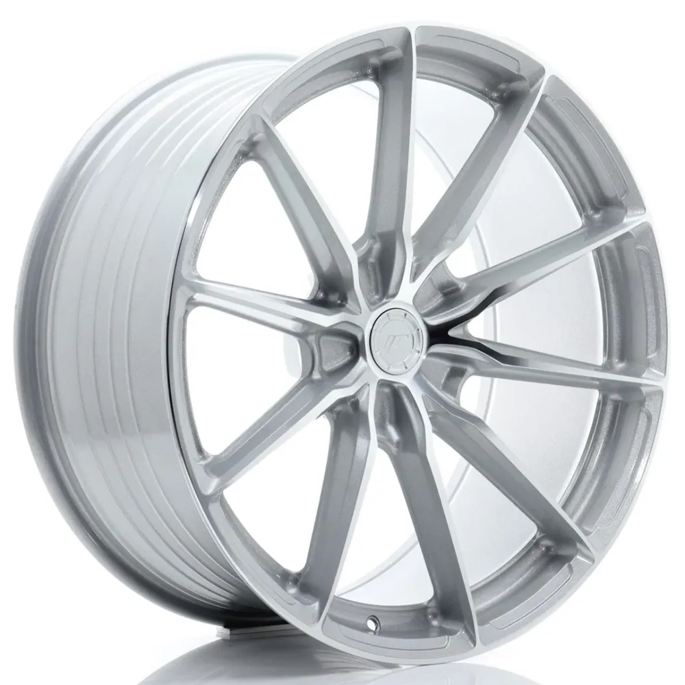 Japan Racing JR-37 Extreme Concave 21x11" (5 hole op maat PCD) ET11-55, Machined Silver