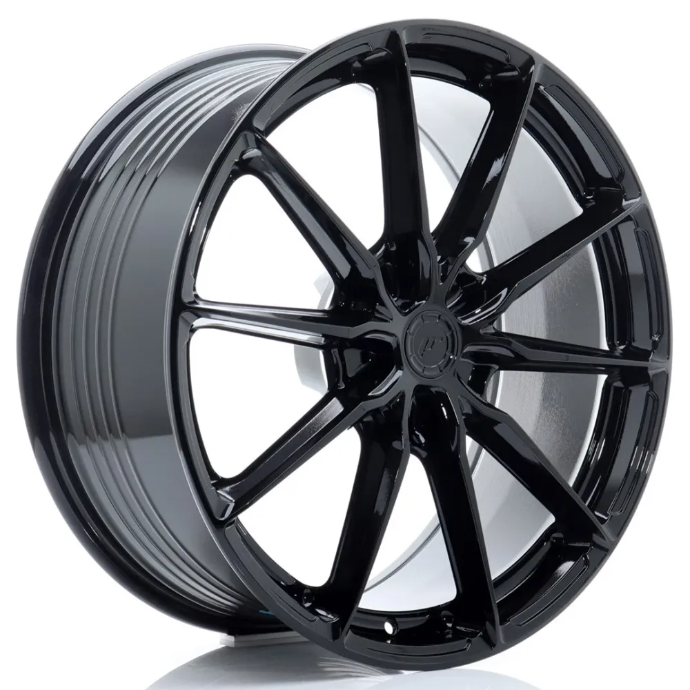 Japan Racing JR-37 Extreme Concave 21x9.5" (5 hole custom PCD) ET10-58, Gloss Koolzwart
