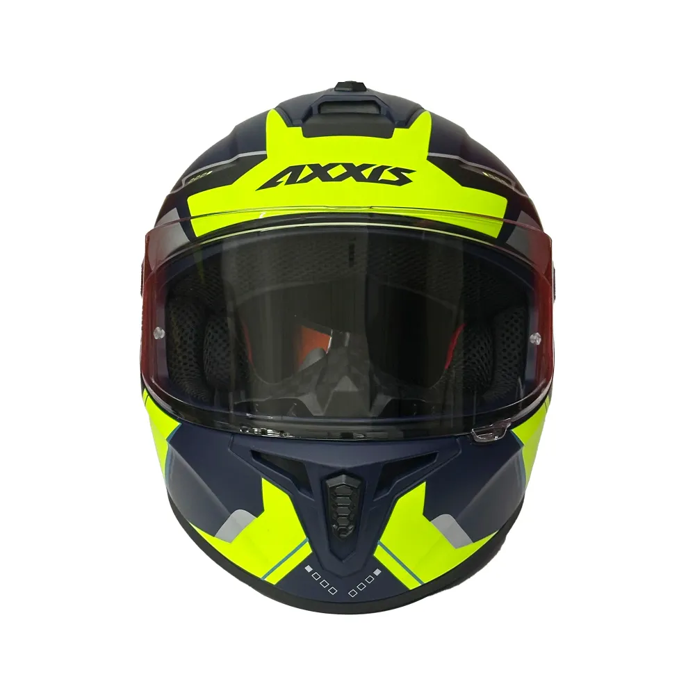 Stootvast AXXIS CASCO DRAKEN S SUNRAY C2 GRIS/MATE/AMARILLO Negro