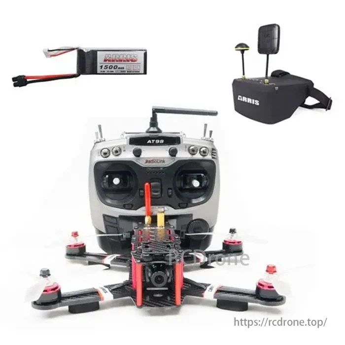 ARRIS X-Speed 250B 6-Inch FPV Racing Drone RTF EV800D Goggles & 2 Batteries