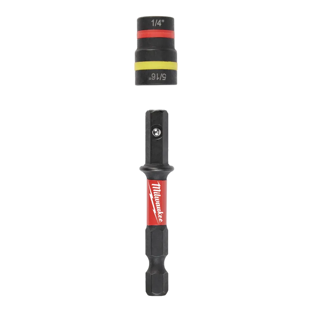 MILWAUKEE 1/4" & 5/16" X 2-1/4" SHOCKWAVE IMPACT DUTY™ QUIK-CLEAR™ 2--1 Magnetic Nut Driver