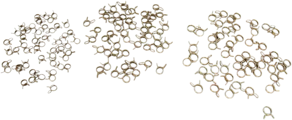 MOOSE RACING HARD-PARTS WIRE CLAMPS MS WIRE CLAMPS 150PK ASST