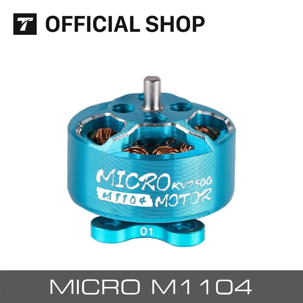 T-motor MICRO M1104 KV7500 Brushless Outrunner Freestyle Motor FPV RC 90mm 110mm Drone