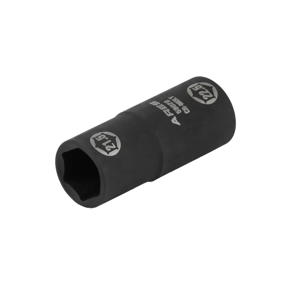 ARES 59020 - 1/2-inch Drive 21.5 x 22.5mm Half Size Lug Nut Flip Socket