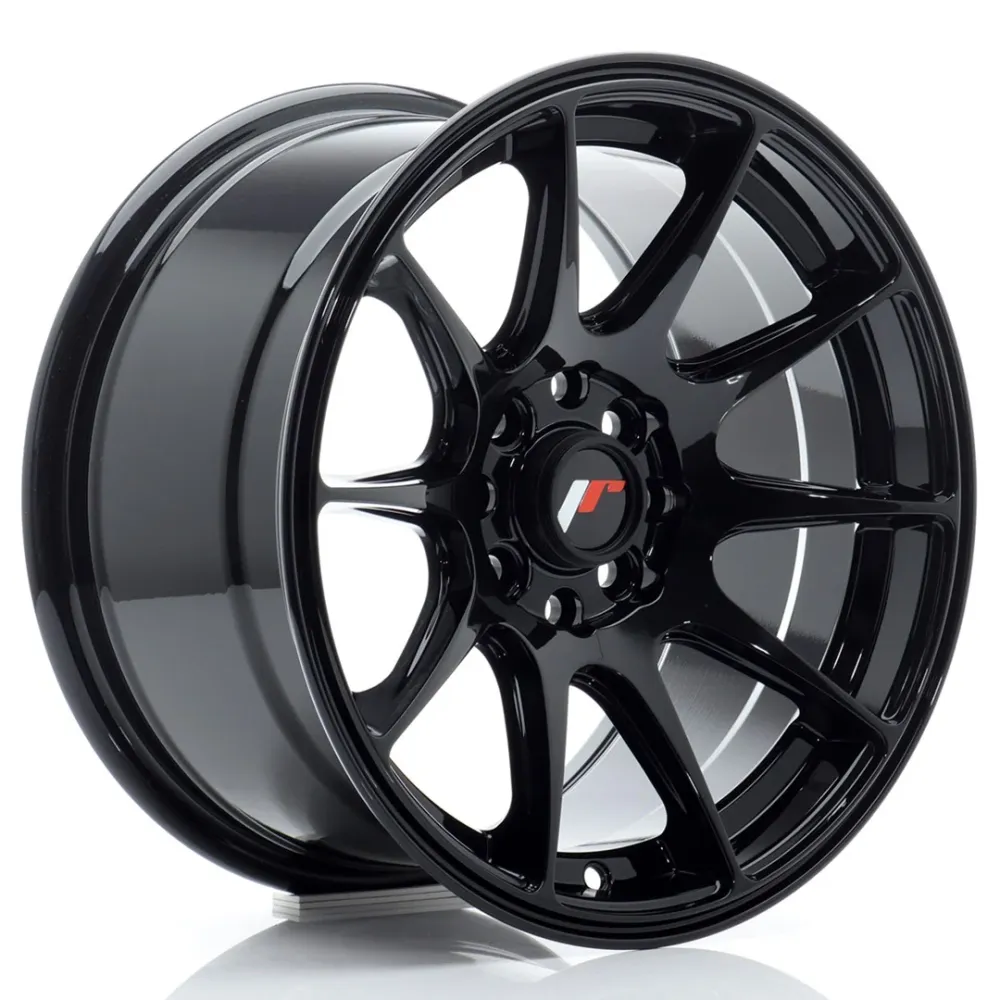Japan Racing JR-11 15x8" 4x100/108 ET25, Gloss Zwart