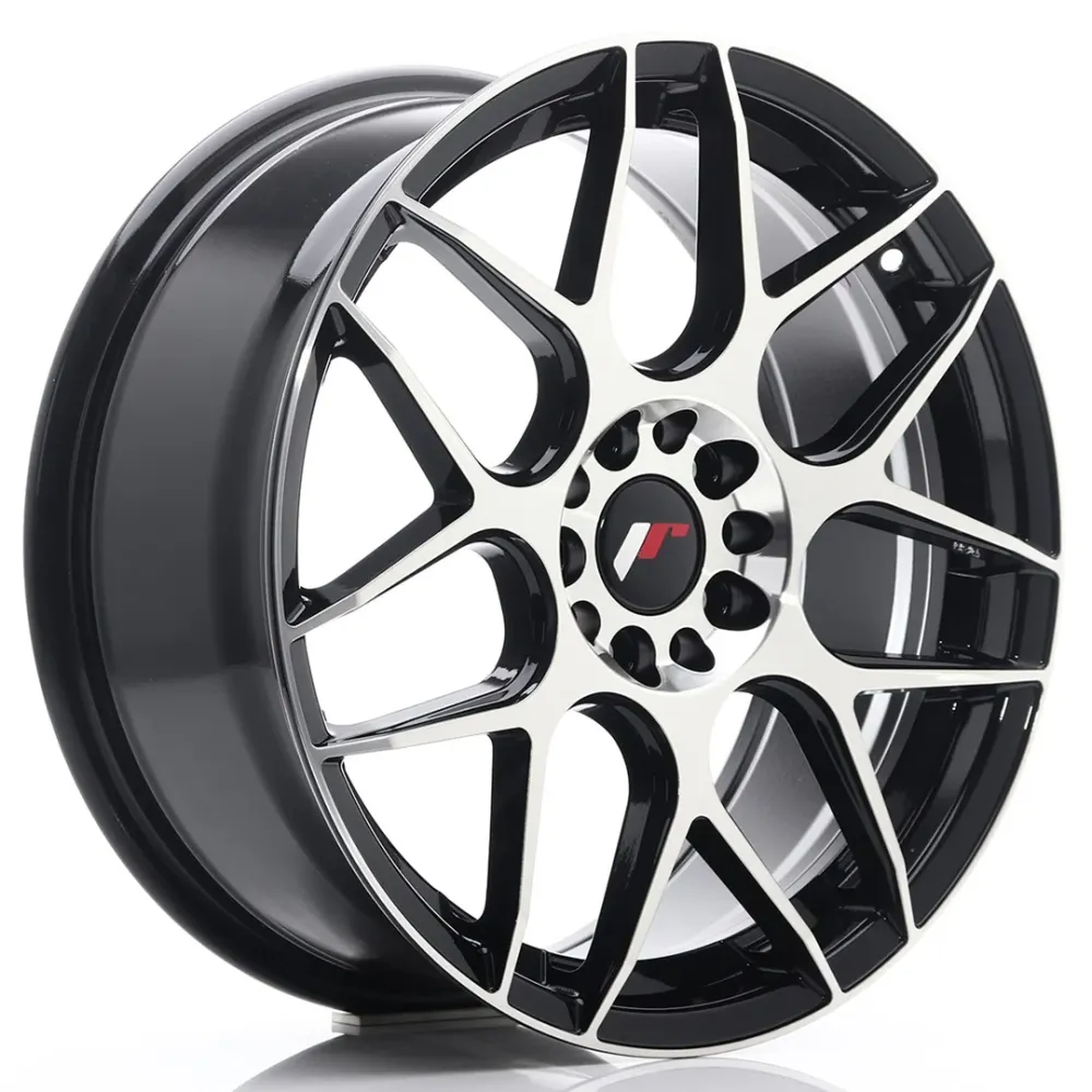 Japan Racing JR-18 18x7.5" 5x112/114.3 ET40, Machined Zwart