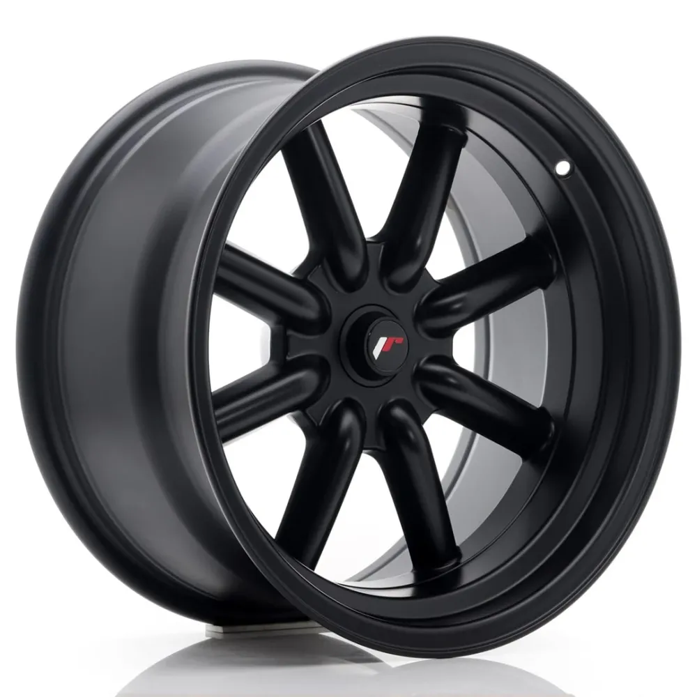 Japan Racing JR-19 17x9" (4 & 5 hole custom PCD) ET-25, Flat Zwart