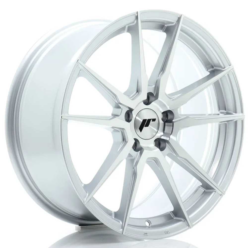 Japan Racing JR-21 18x8.5" 5x112 ET45, Machined Zilver
