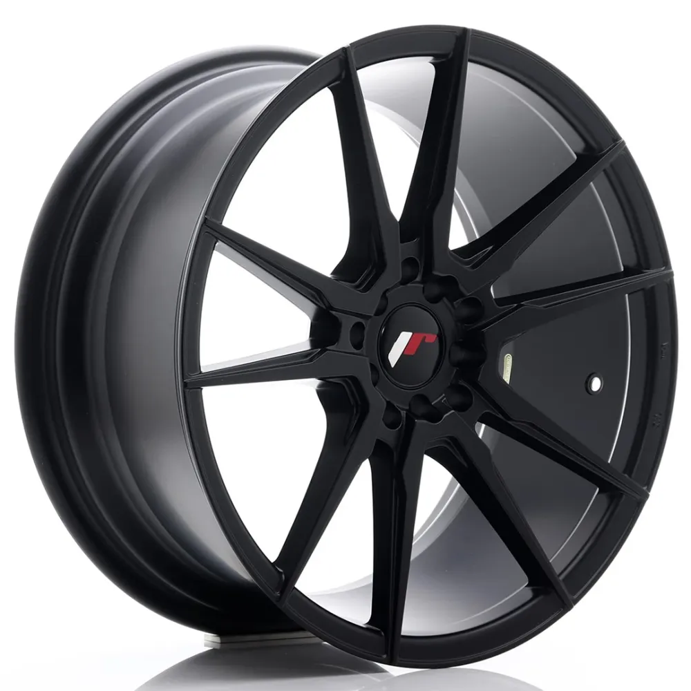 Japan Racing JR-21 18x8.5" 5x112/114.3 ET40, Flat Koolzwart
