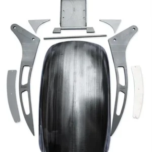 TXT, DIY Rear Fender Kit, Vers Line Short Cut Out FXSB, 260 Tire Harley-Davidson