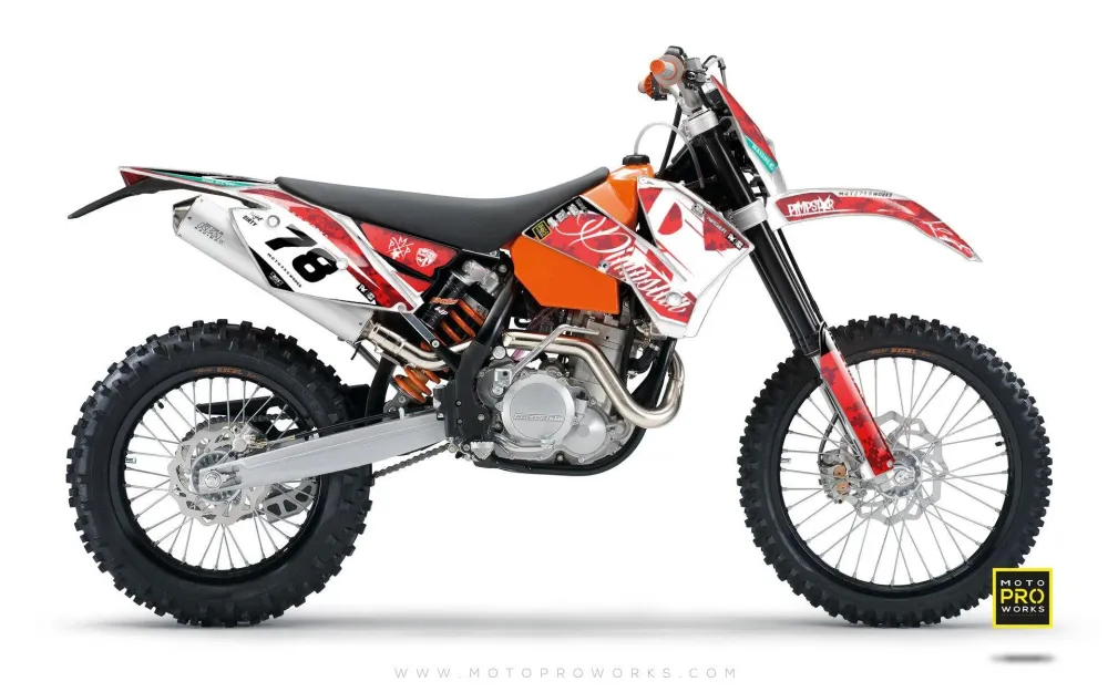 KTM GRAPHICS - "MARPAT" rood