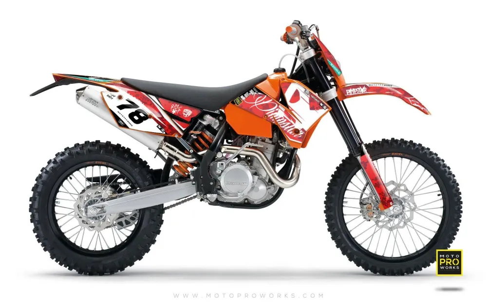 KTM GRAPHICS - "MARPAT" rood