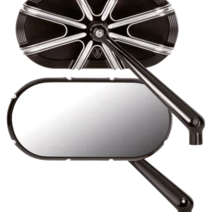 10-Gauge Caged series blk mirror right Harley-Davidson