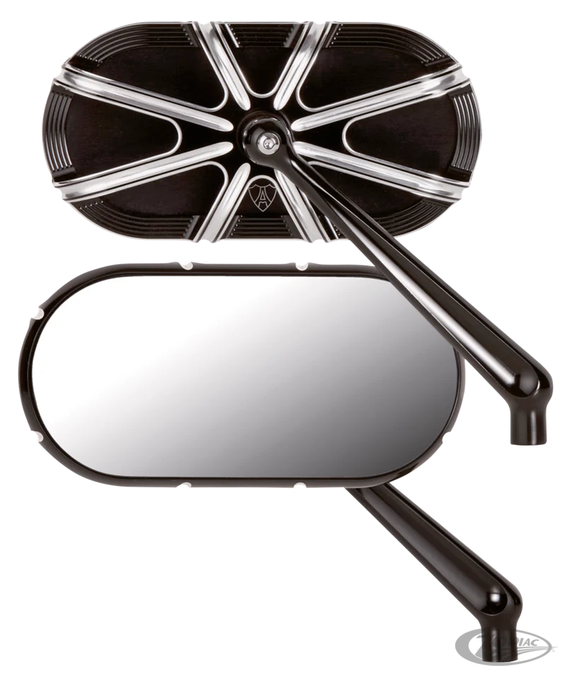10-Gauge Caged series blk mirror right Harley-Davidson