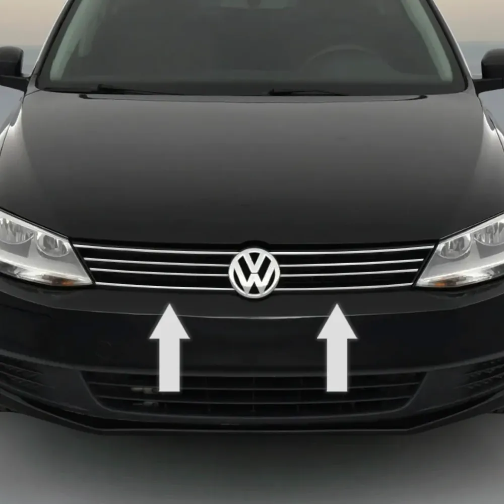 2011-2014 VOLKSWAGEN JETTA Verchroomd Grille Trim Molding