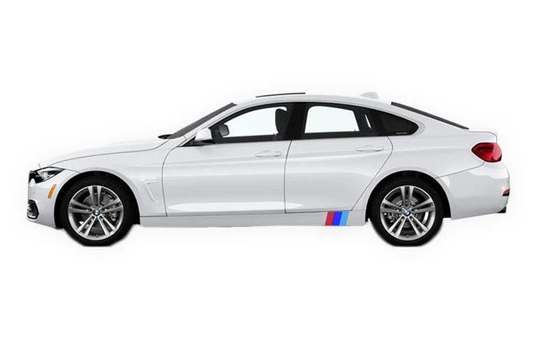 BMW M Style SideSkirt Hash Mark Racing Stripe Kit