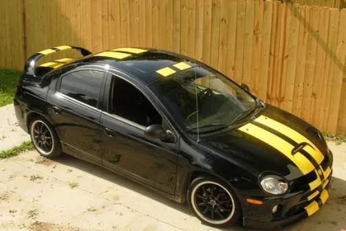 Dodge Neon Duaal Racing Stripe Kit Gloss