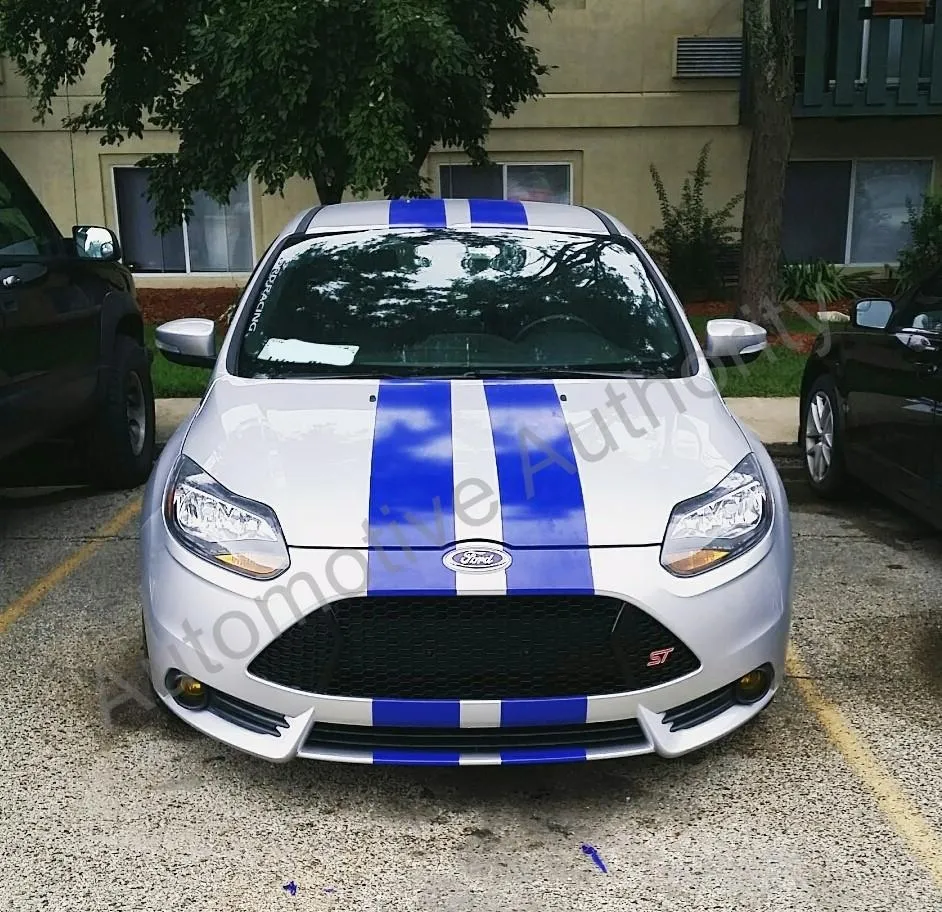 Ford Focus Dubbel Racing Stripe Kit Gloss