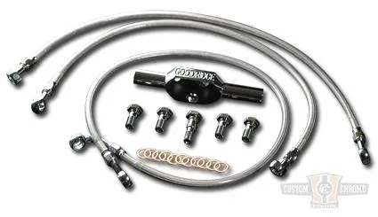 S/S FRT BRAKELINE KIT +10 Harley-Davidson