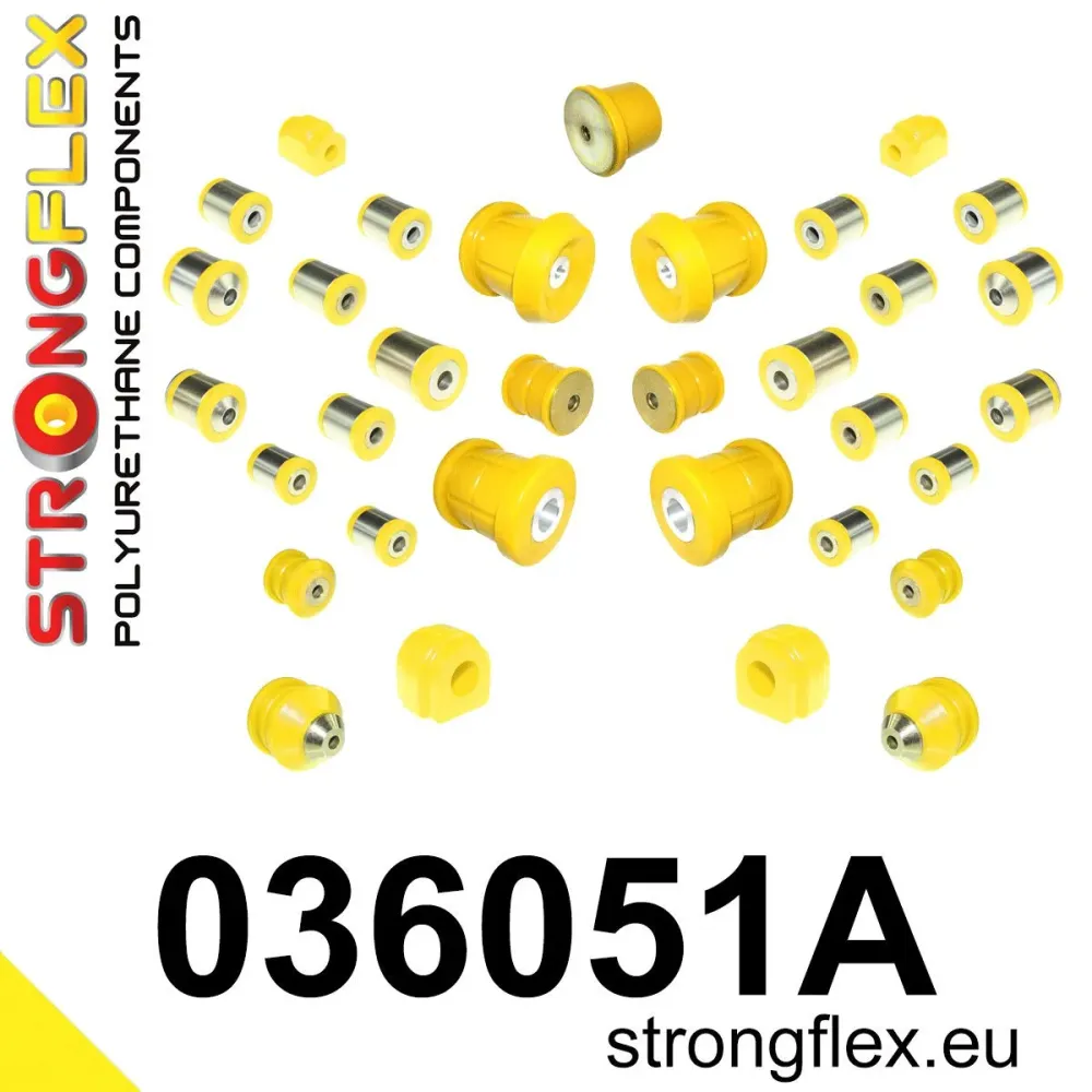 Full suspension bush kit SPORT - BMW > Serie 1 > II F20 / F21 > F20 F21 RWD|BMW > Serie 3 > VI F30 / F31 / F34 / F80 > F30...