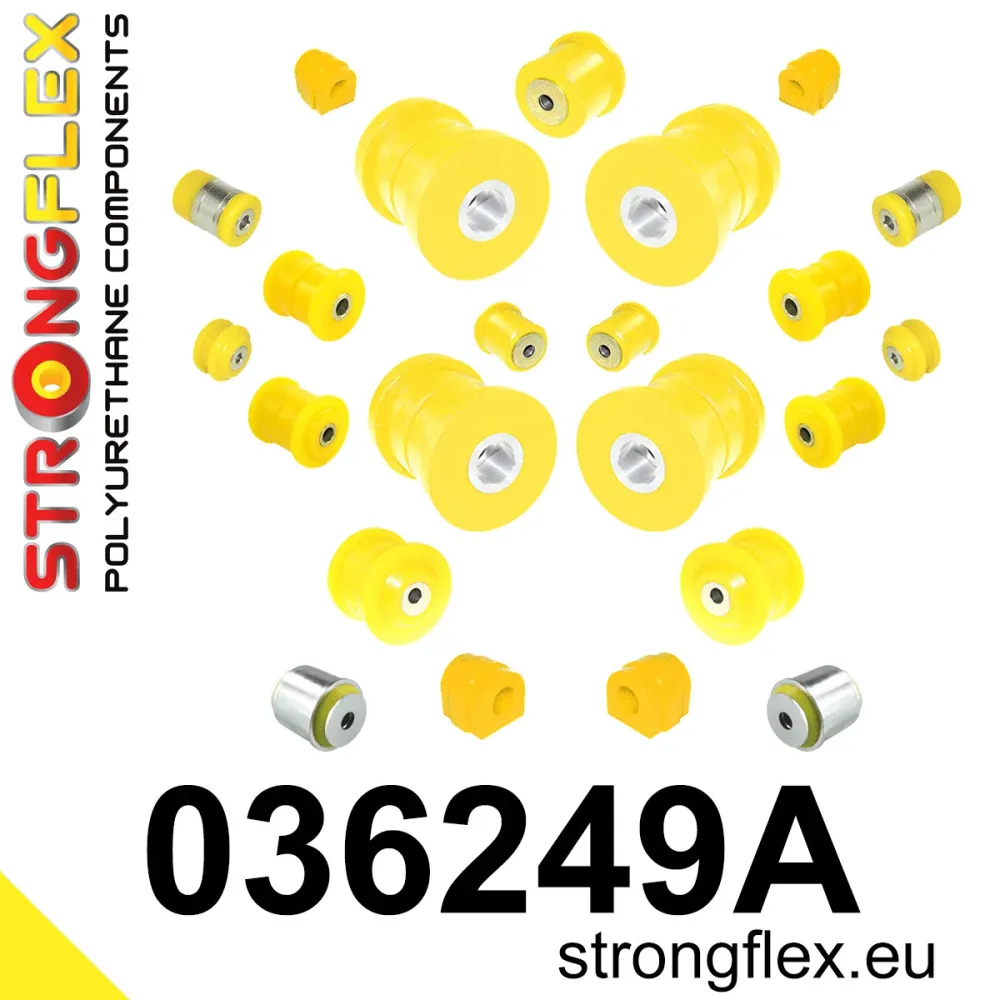 Full suspension polyurethane bush kit SPORT - BMW > Serie 5 > V E60 / E61 > E60 Sedan > Sedan xi / xd|BMW > Serie 5 > V E6...