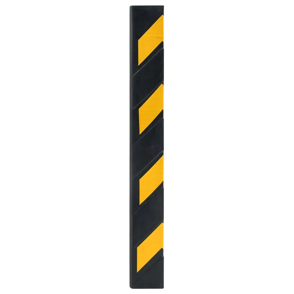 Hoekbeschermers reflecterend 80 cm gummi 5 st