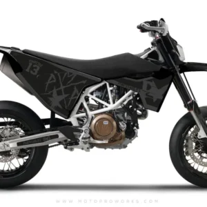 Husqvarna GRAPHICS - "BATTLESCAR" (dark)
