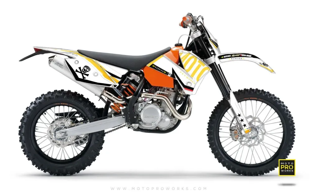 KTM GRAPHICS - "GTECH" ivoor