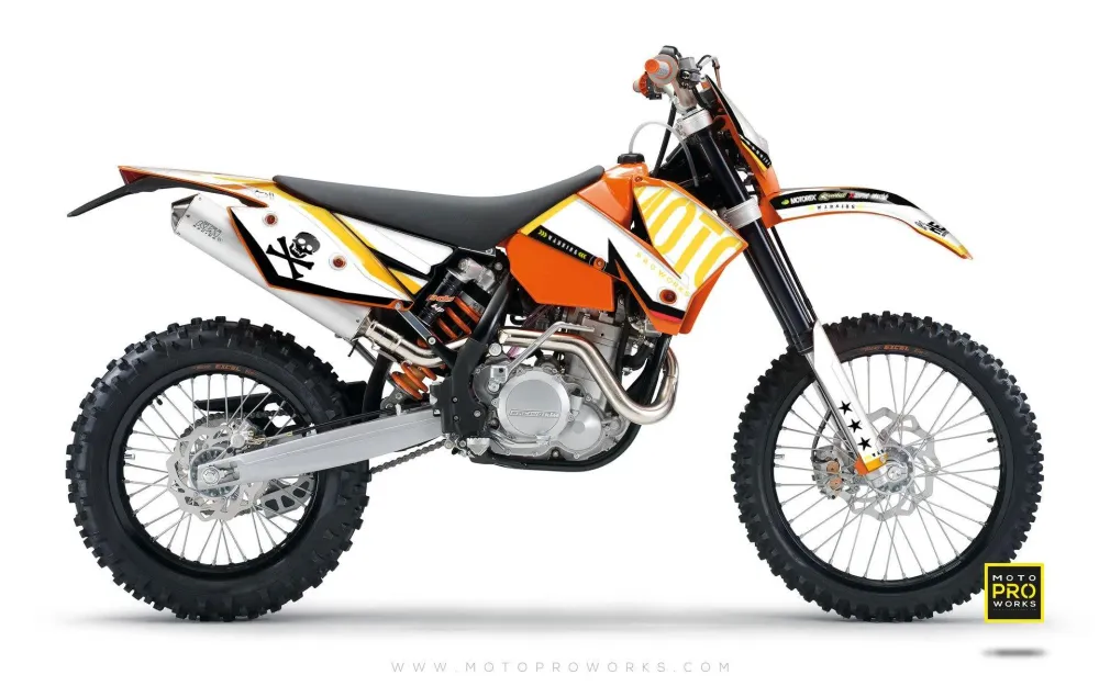 KTM GRAPHICS - "GTECH" ivoor