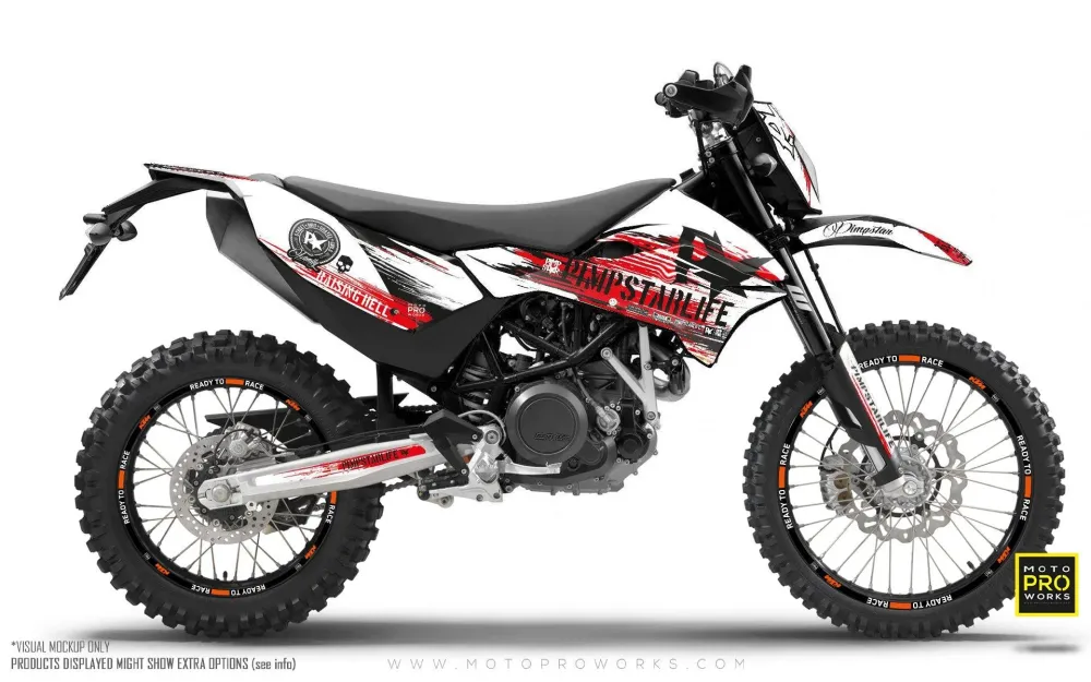 KTM GRAPHICS - Pimpstarlife "HELLION" rood