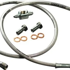 OEM Style Brake Line Kit Stainless Rvs Clear Coated 41,75" Harley-Davidson