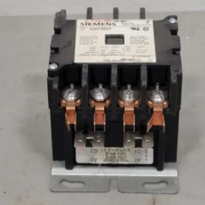 25 Amp, 4 Pole, 110/120 VAC Coil Contactor 42AF25AF