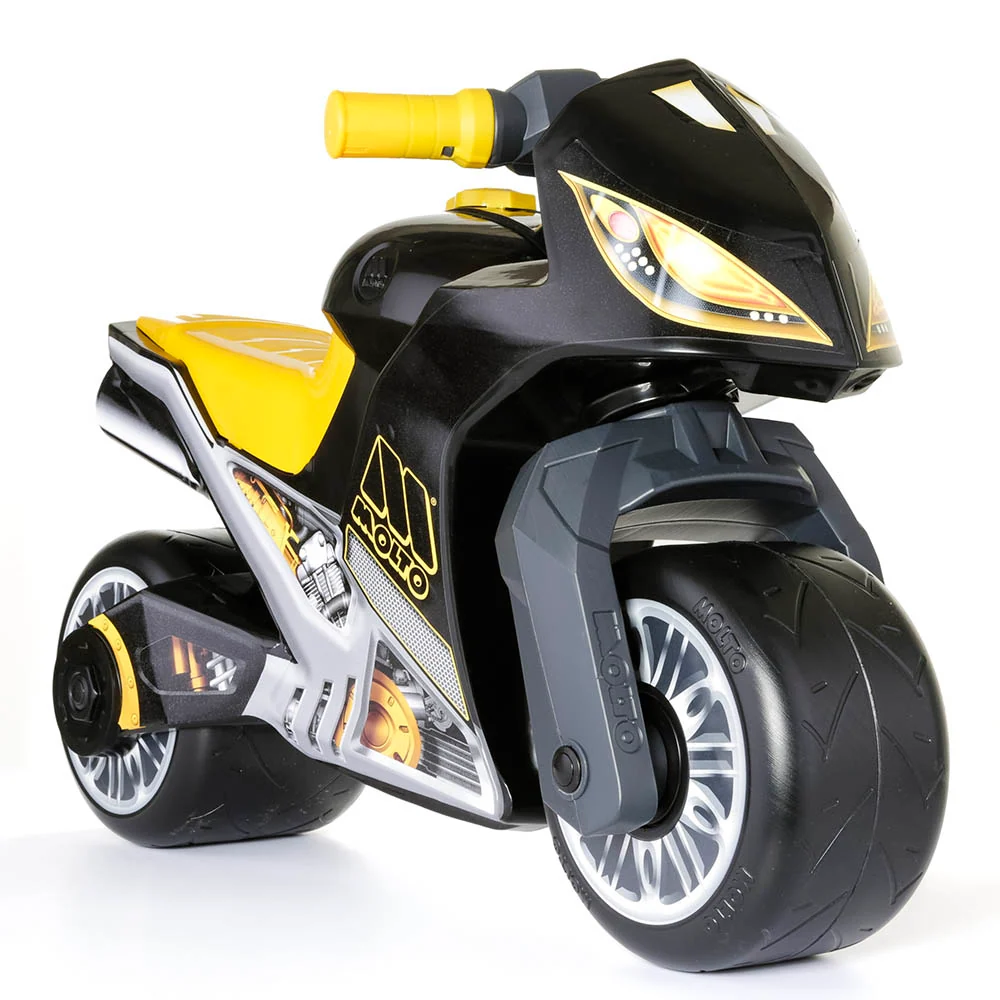 Molto Cross Uitgelezen Ride-on Motorcycle Black