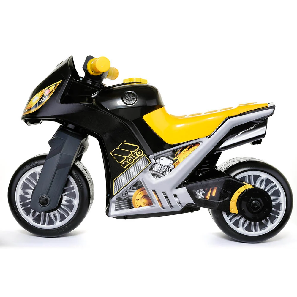 Molto Cross Uitgelezen Ride-on Motorcycle Black