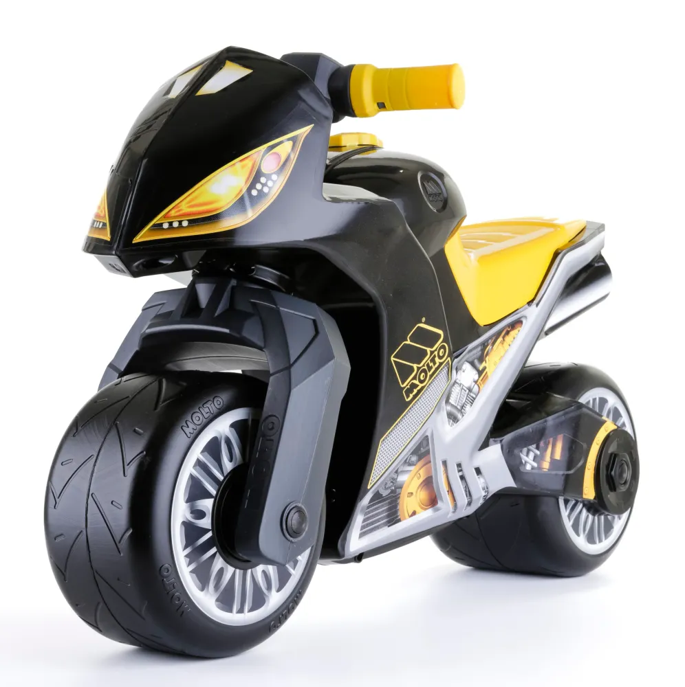 Molto Cross Uitgelezen Ride-on Motorcycle Black
