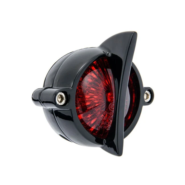 Motone, Cuda Taillight. Zwart, No Bracket. ECE