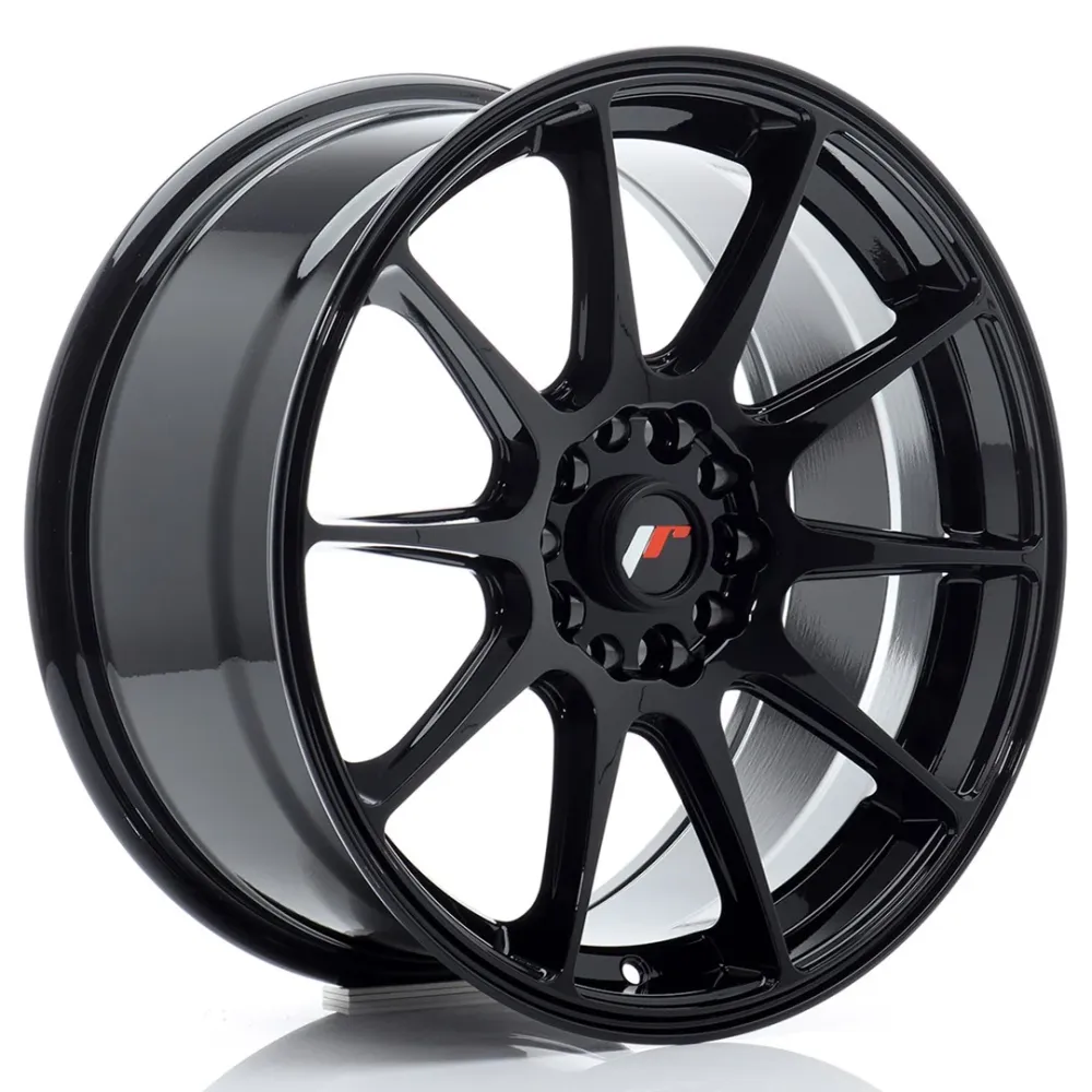 Japan Racing JR-11 17x8" 5x112/114.3 ET35, Gloss Koolzwart
