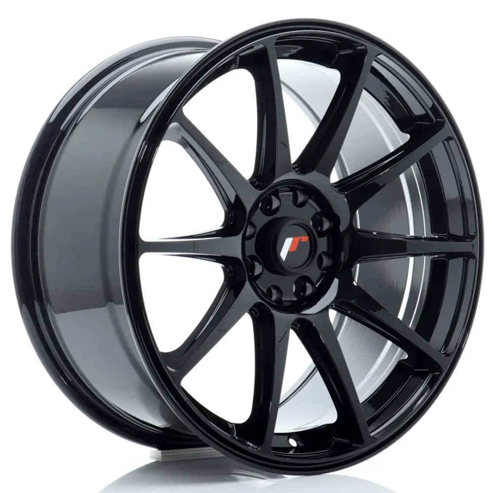 Japan Racing JR-11 18x8.5" 5x114.3/120 ET30, Gloss Ravenzwart