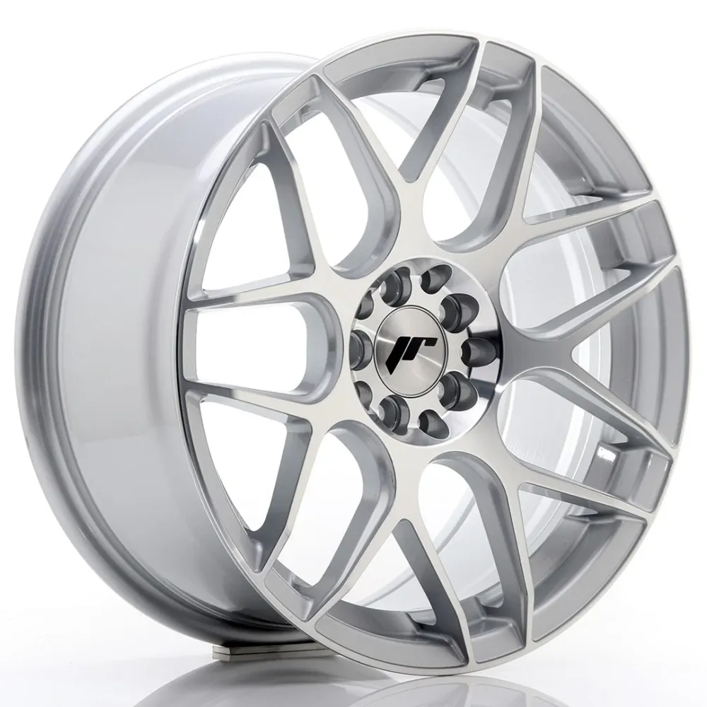 Japan Racing JR-18 17x8" 4x100/114.3 ET35, Machined Zilver