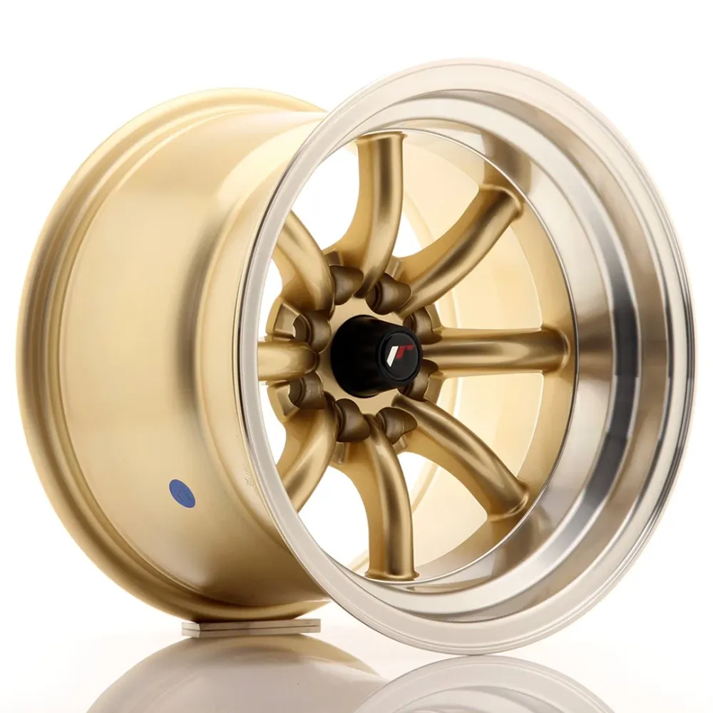 Japan Racing JR-19 15x10.5" 4x100/114.3 ET-32, Gouden
