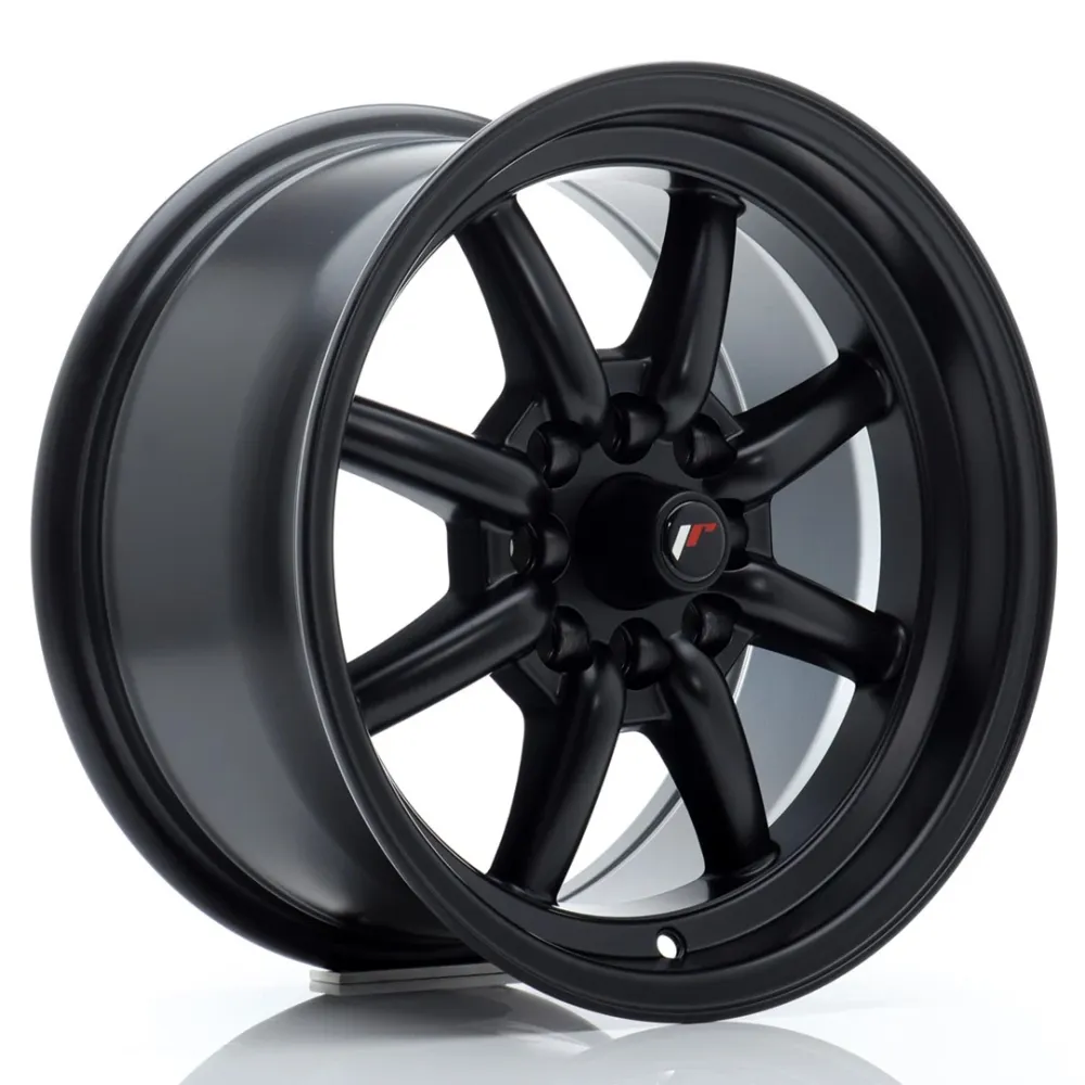 Japan Racing JR-19 15x8" 4x100/114.3 ET20, Flat Zwart