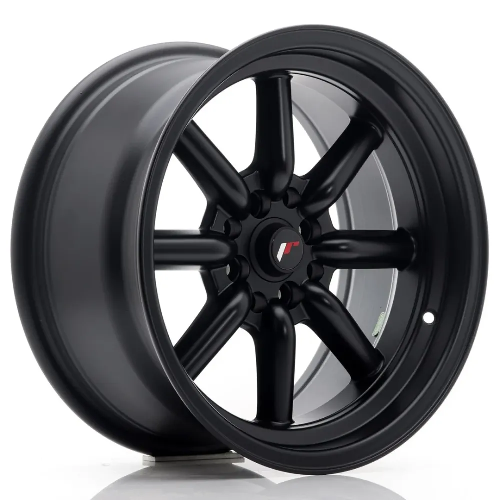 Japan Racing JR-19 16x8" 4x100/114.3 ET0, Flat Koolzwart