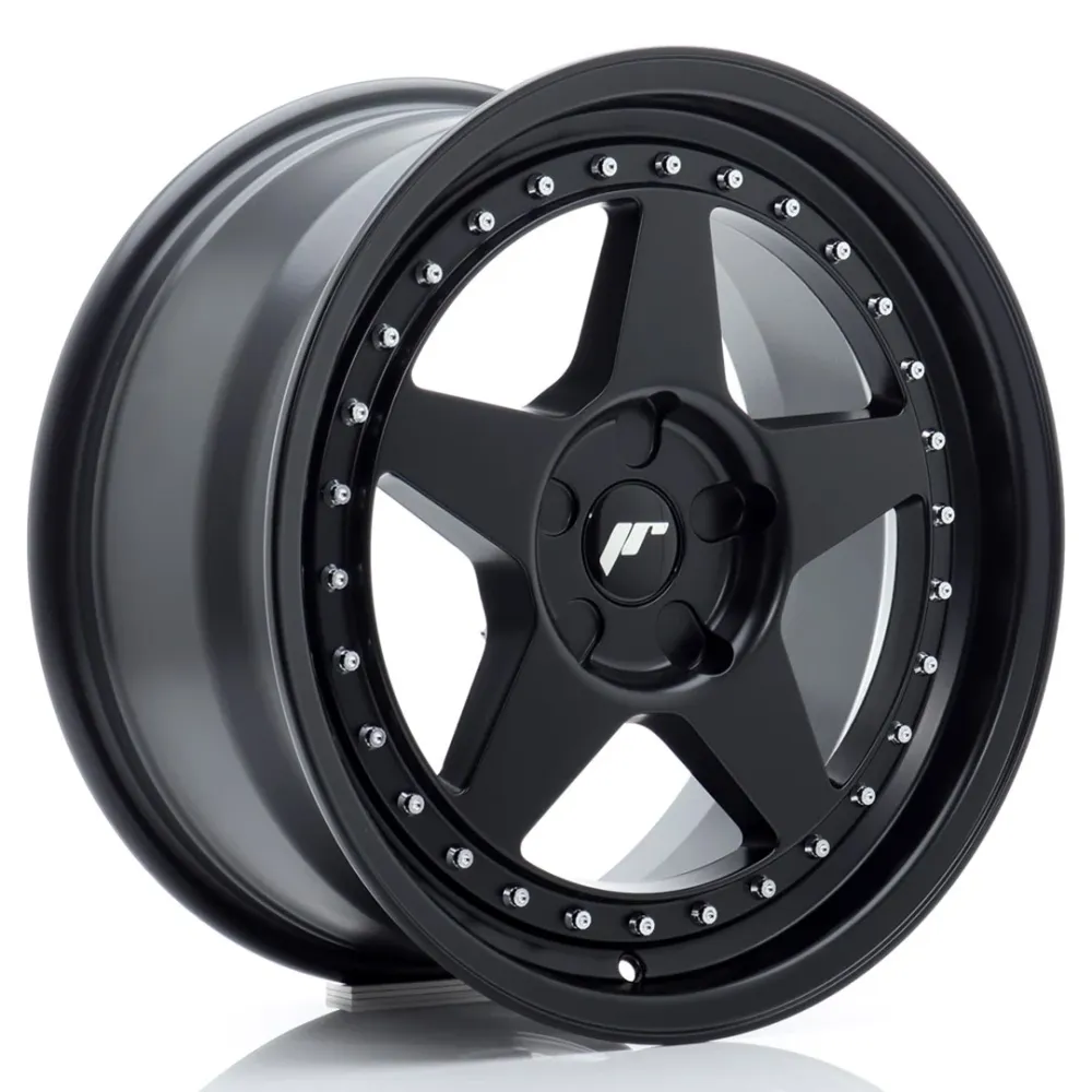 Japan Racing JR-6 17x8" (5 hole individueel PCD) ET20-35, Flat Black