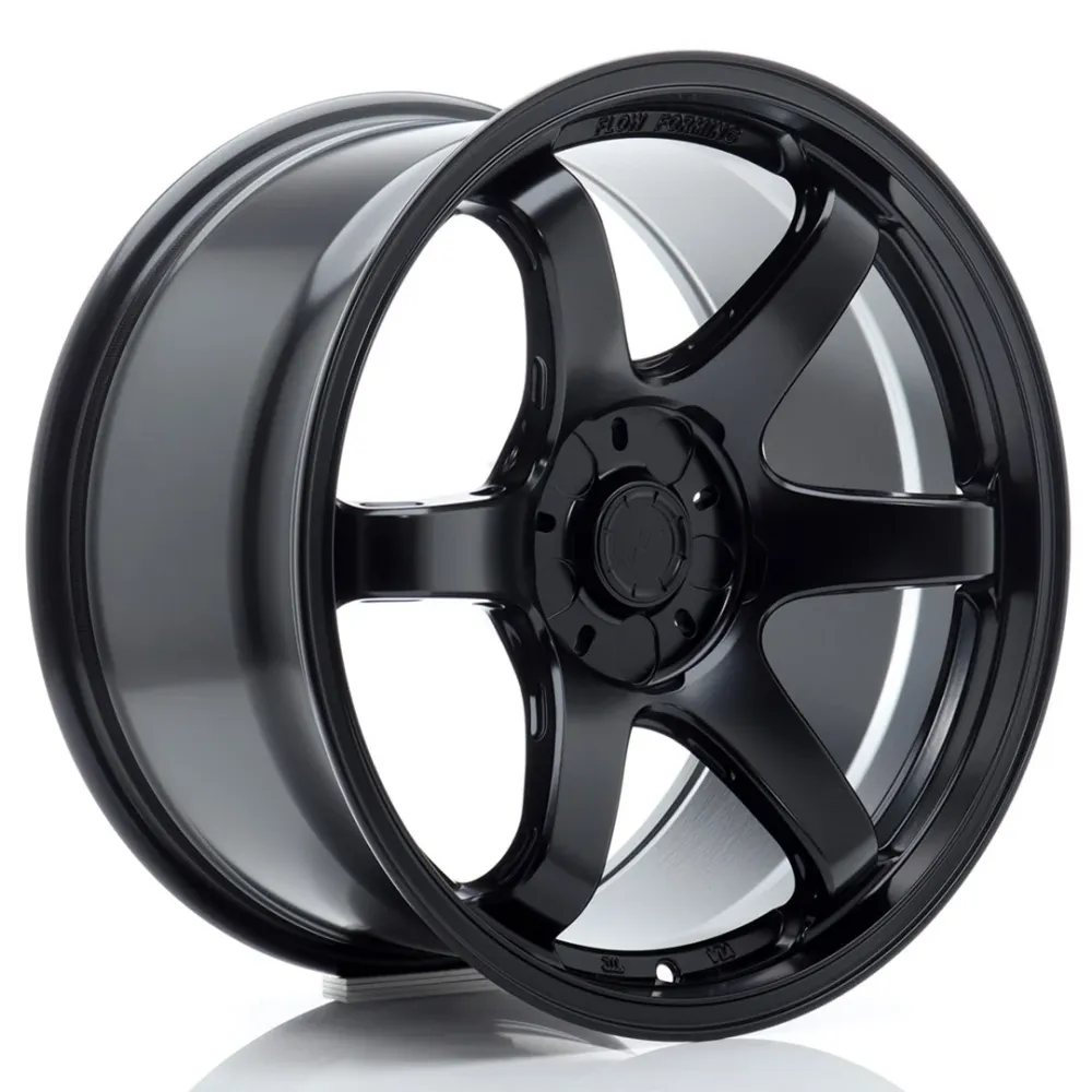 Japan Racing SL-03 Super Light 18x10.5" (5 hole custom PCD) ET15-40, Flat Koolzwart