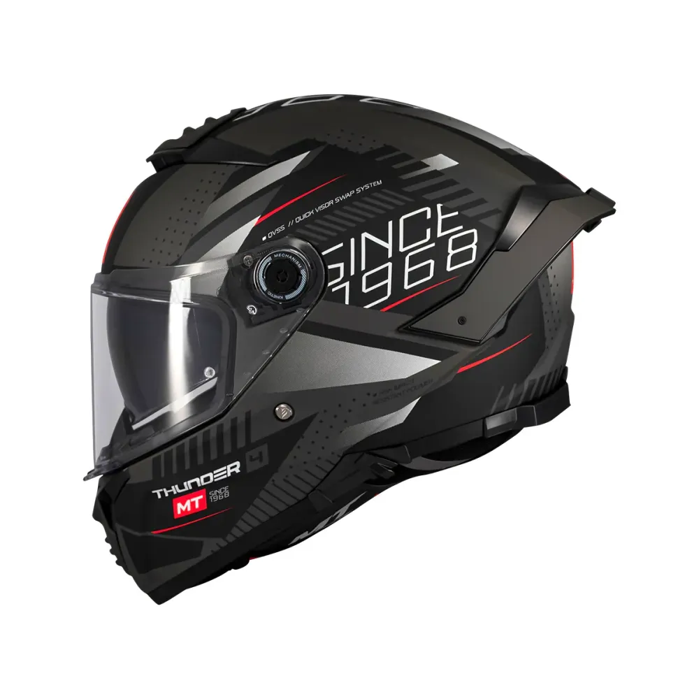MT THUNDER 4 SV LUMINENCE D1 Casco Integral Para Moto Mate Para Moto Deportiva Luminence