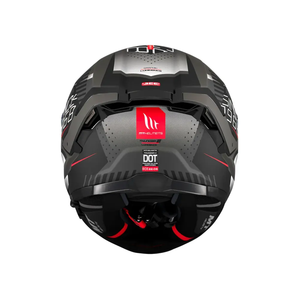 MT THUNDER 4 SV LUMINENCE D1 Casco Integral Para Moto Mate Para Moto Deportiva Luminence